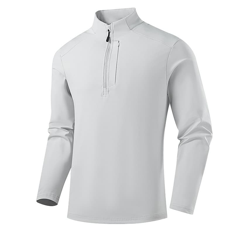 2026 New Spring Autumn Half-Zip Stand Collar Polyurethane Fleece Two-Piece Versatile Long Sleeve Pullover Hot-Selling Cross-Border Style