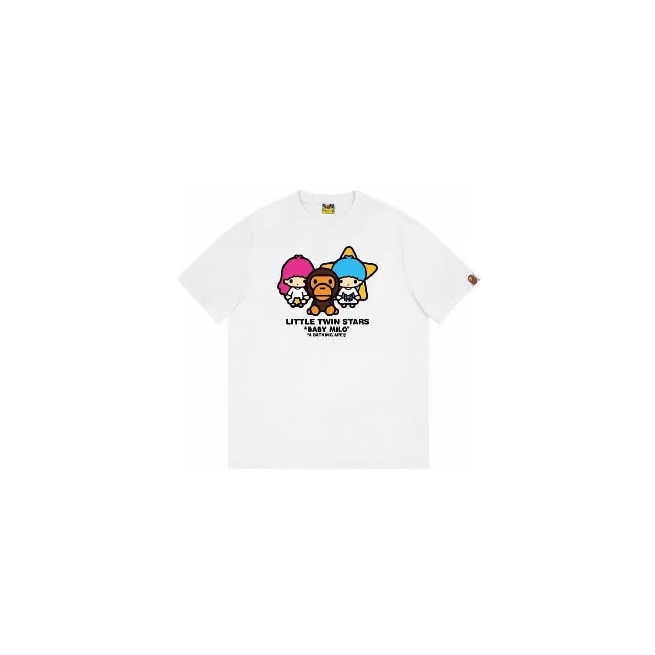 Japanese Streetwear B245-278 Camo Ape Head Letter Logo Classic T-Shirt Unisex Cross-Border Foreign Trade T