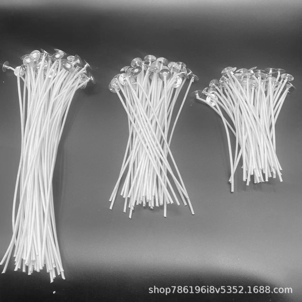 Cross-border tightly woven candle wicks for butter lamps and DIY candle materials, 50 pieces per pack.