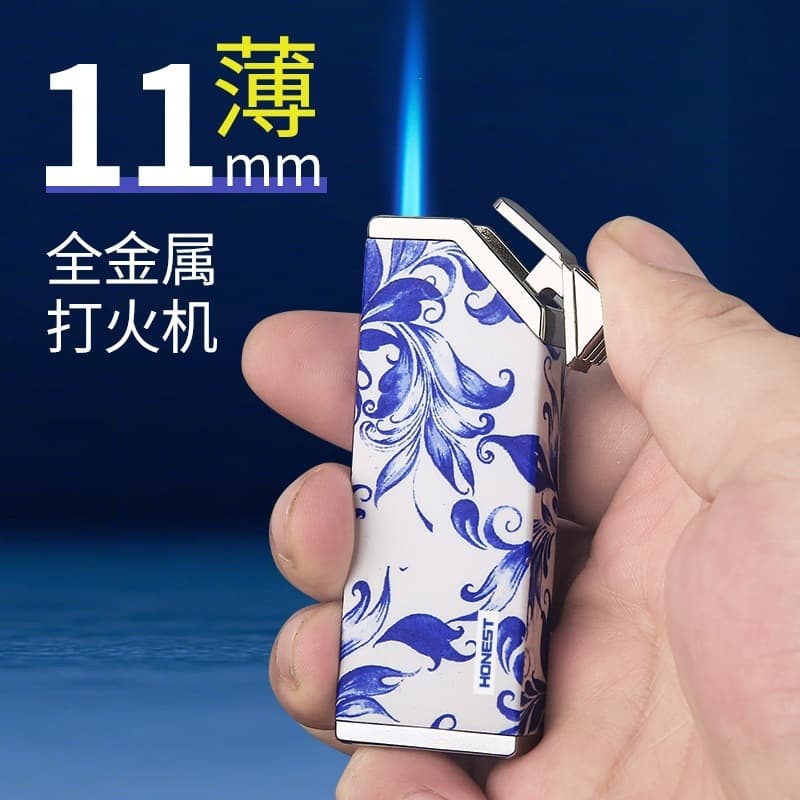 New Windproof Lighter, Portable Direct Jet Windproof Igniter, Men's Moxibustion Cigar Lighter, Factory Wholesale