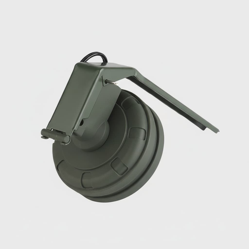 Long portable gas tank interface cover decorative cover with pull-tab, outdoor camping military fan bag accessories
