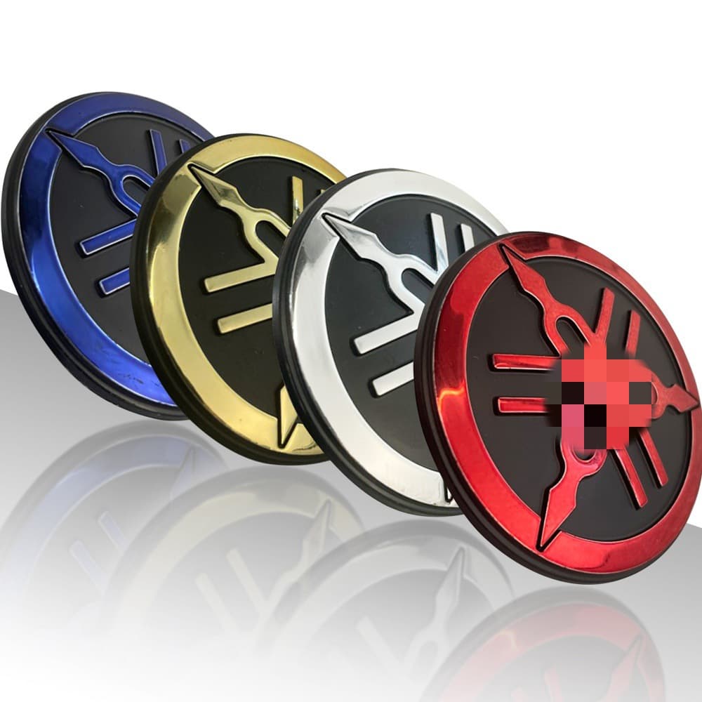 For Yamaha TMAX NMAX Side Sticker 3D Emblem Tank Decal ABS Round Badge 5CM Accessories
