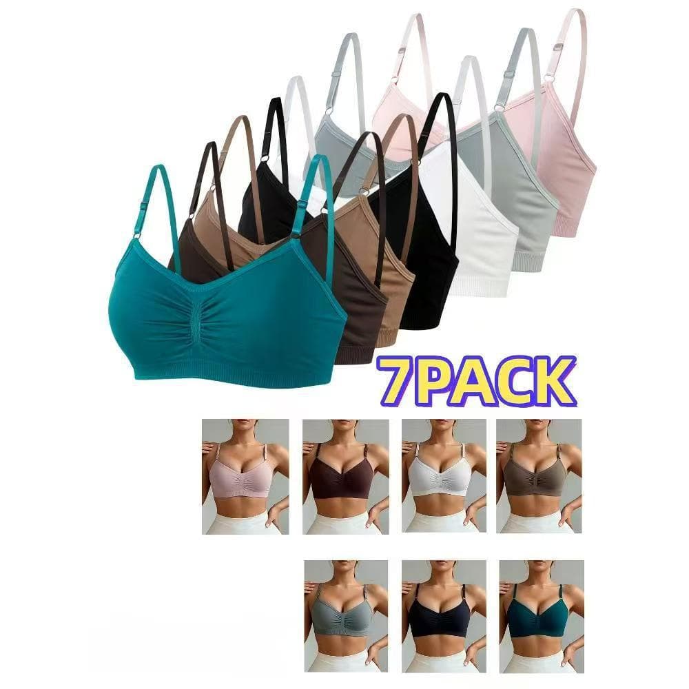Cross-border Europe and America Single-layer Cup Bra Spring and Summer Thin Comfortable Breathable Wire-free Bra TEMU Shein Cross-border Bra