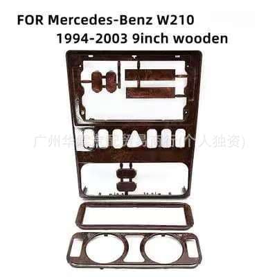 Compatible with Mercedes-Benz 1994-2003 BENZ W210 Android Navigation Universal Modification Large Screen Center Console Panel Frame 9 Inch