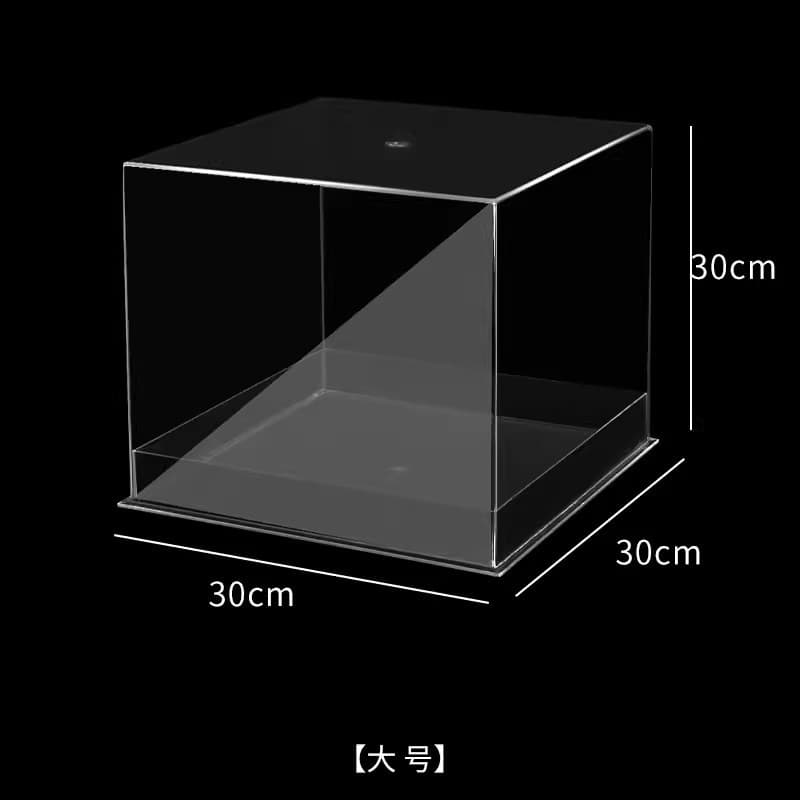 Square Acrylic Flower Box Bouquet Transparent Fresh Flower Gift Packaging Box Preserved Flower Display Box Valentine's Day
