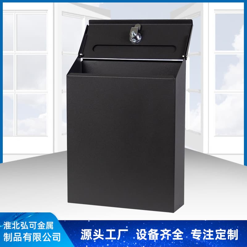 Drop Shipping Small Tin Mailbox, European/American Creative Lockable Suggestion Box, Wall-mounted Rustic Mailbox Factory Direct