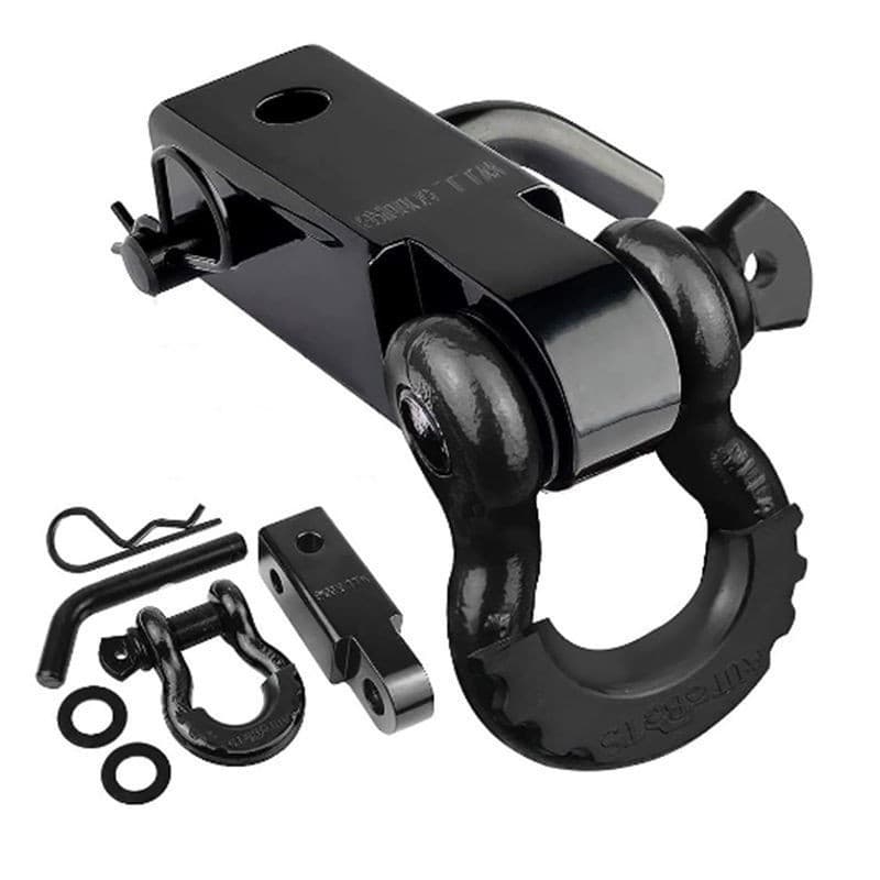 Cross-Border Hot-Selling Carbon Steel Trailer Arm 2inch Solid Square Trailer Hook Off-Road Trailer Modification and Other Auto Parts