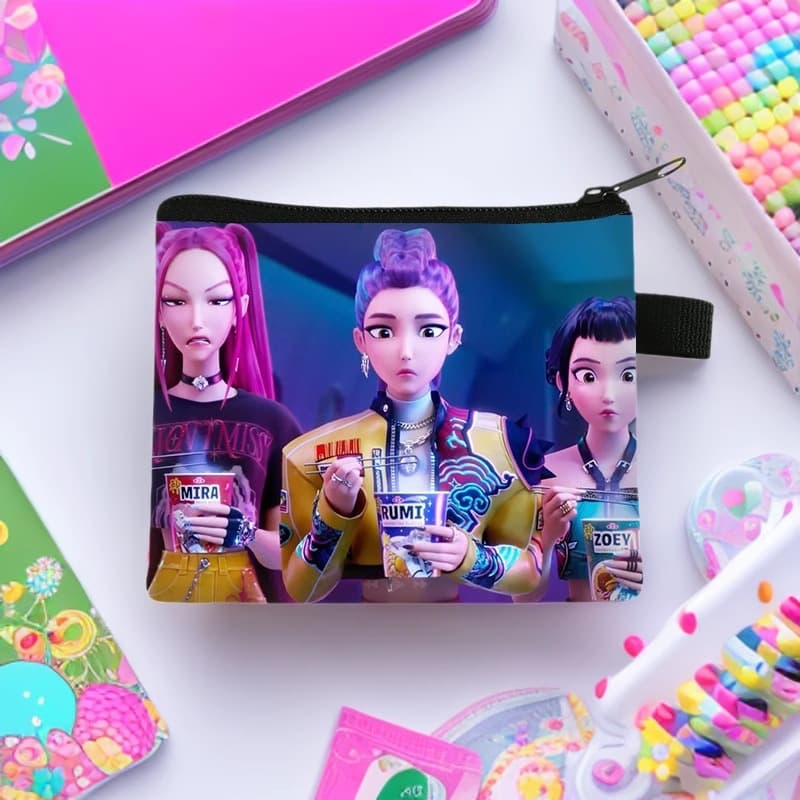 New Witch Hunter Group Wallet Fashionable Children's Coin Purse Mini Small Bag Cartoon Portable Women's Bag Cross-Border Bag Hot