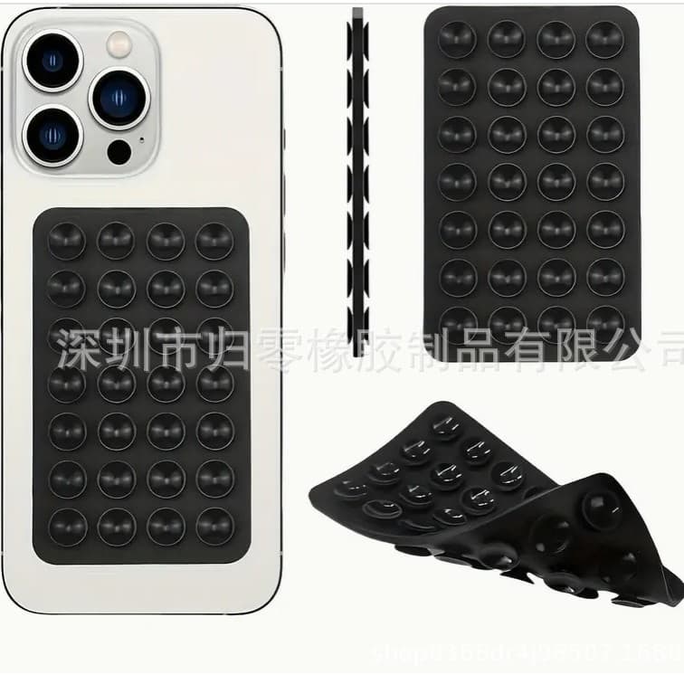 Cross-border best-selling product: 28 square double-sided suction cups, washable, anti-slip, double-sided mobile phone suction cups.