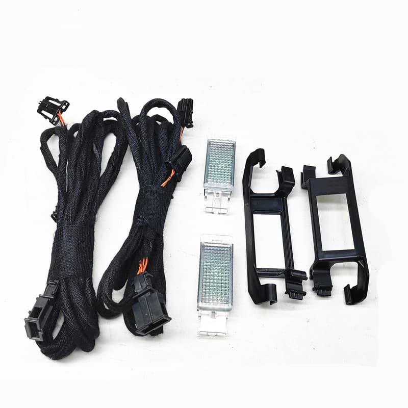 Compatible with Volkswagen Skoda Golf Tiguan L Passat B8 New Rear Seat Upgrade LED Footwell Light
