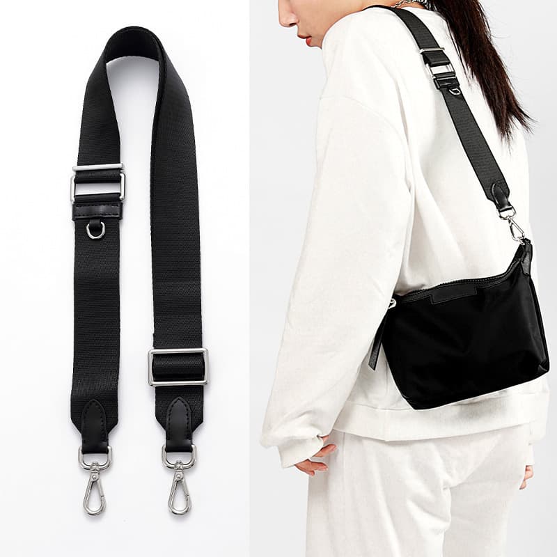 Lobos canvas bag shoulder strap suitable for Prada three-in-one bag replacement wide shoulder strap adjustable diagonal strap