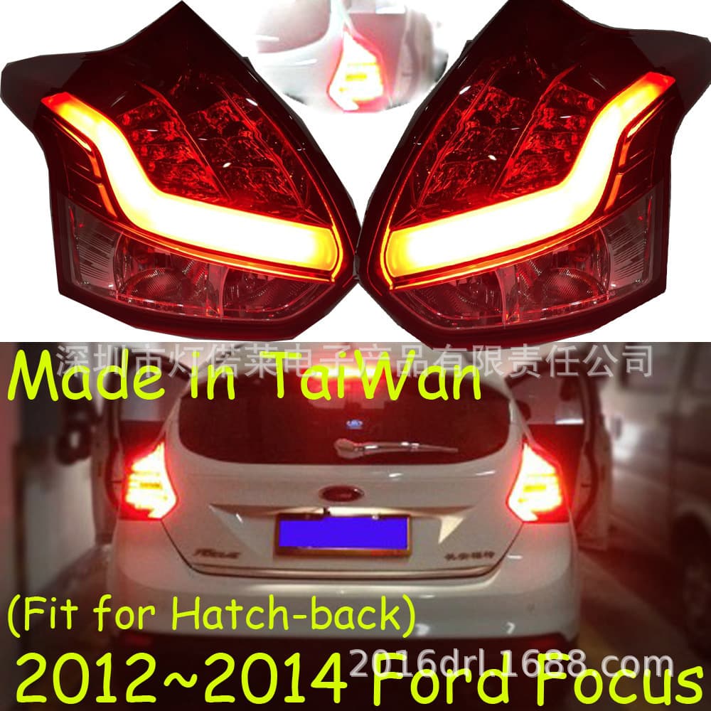 For 2012~2014 Ford Focus Tail Light Led Brake Light Rear Bumper Light