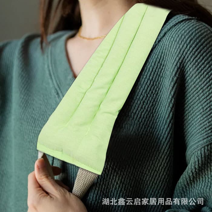 Flaxseed Mineral Bead Heating Long Scarf, Multifunctional Heat Therapy for Fatigue Relief, Factory Wholesale Customizable