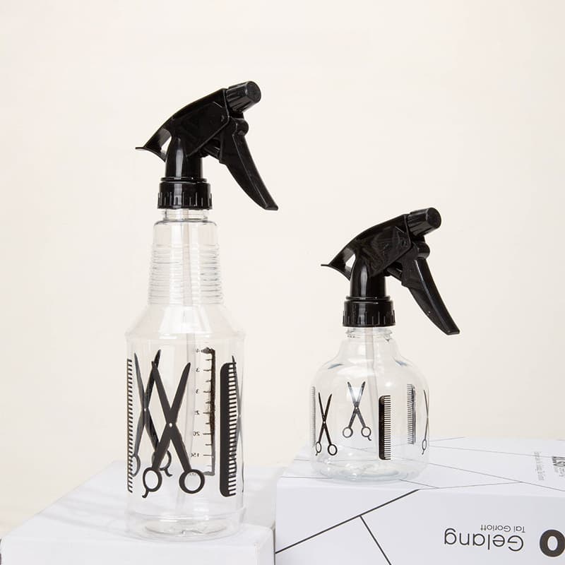 Manufacturer wholesale transparent hair spray bottle, large capacity, fine water mist bottle for hairdressing, cross-border supply