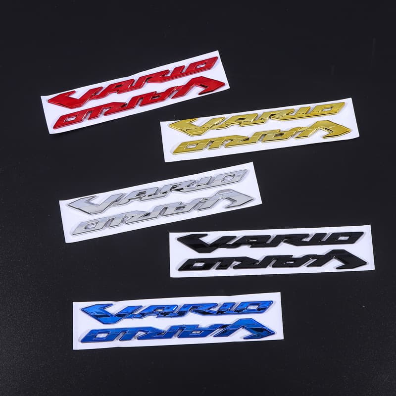 ABS Hard Motorcycle Badge Electroplated Sticker Logo Plastic Side Emblem Decal Modification Sticker