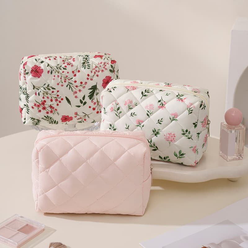Feifan's new Fengyin Storage Bag Small Quilted Cosmetic Bag Women's Travel Portable Storage Bag Simple Cosmetic Bag