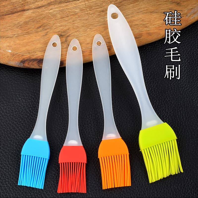 Silicone Oil Brush BBQ Brush Silicone Bristle Brush Split PP Handle Food Grade Silicone Brush Oil Brush