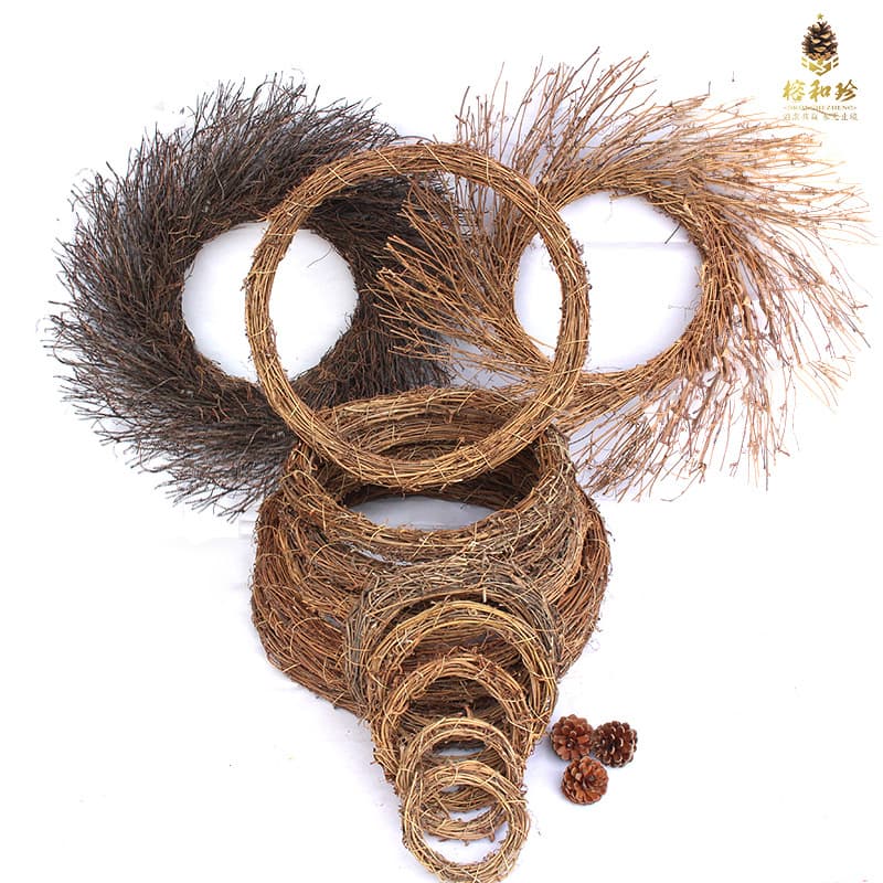Natural Vine Ring Christmas Decoration Ring Taro Vine Office Culture / Christmas Decorations / Christmas Decorations