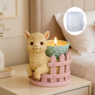 Yindian Cute Camel Pinecone Aromatherapy Candle Cup Silicone Mold Plaster Cup DIY Resin Storage Mold Flower Pot Ornament