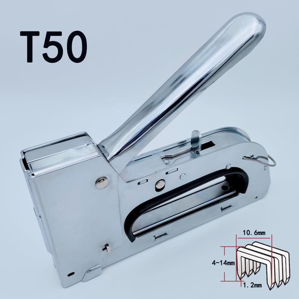 Adjustable Manual Nail Gun Wrigley T50 Stanley TRA Model 6-14MM Door Nail Code Nail Machine 10.6mm
