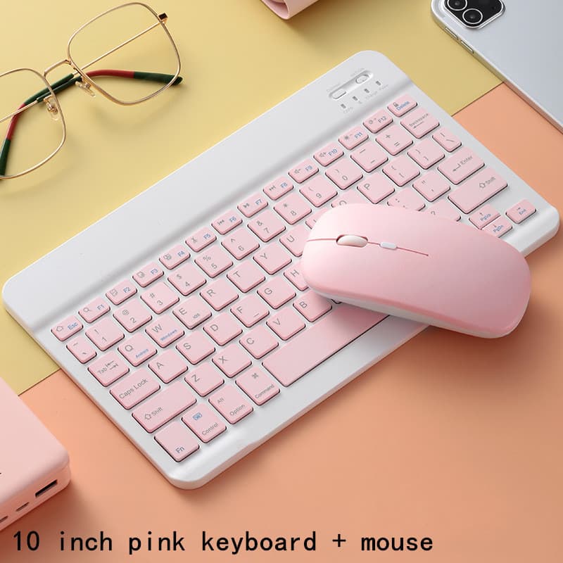 Suitable for Apple iPad Samsung Xiaomi Huawei Tablet Bluetooth Keyboard Mouse Set Universal Wireless Keyboard