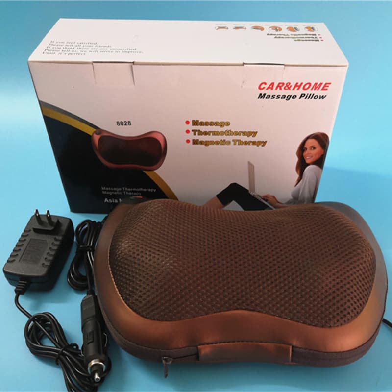 High-Quality Car and Home Massage Pillow Massager Infrared Neck Multi-Functional Massager Gift Factory