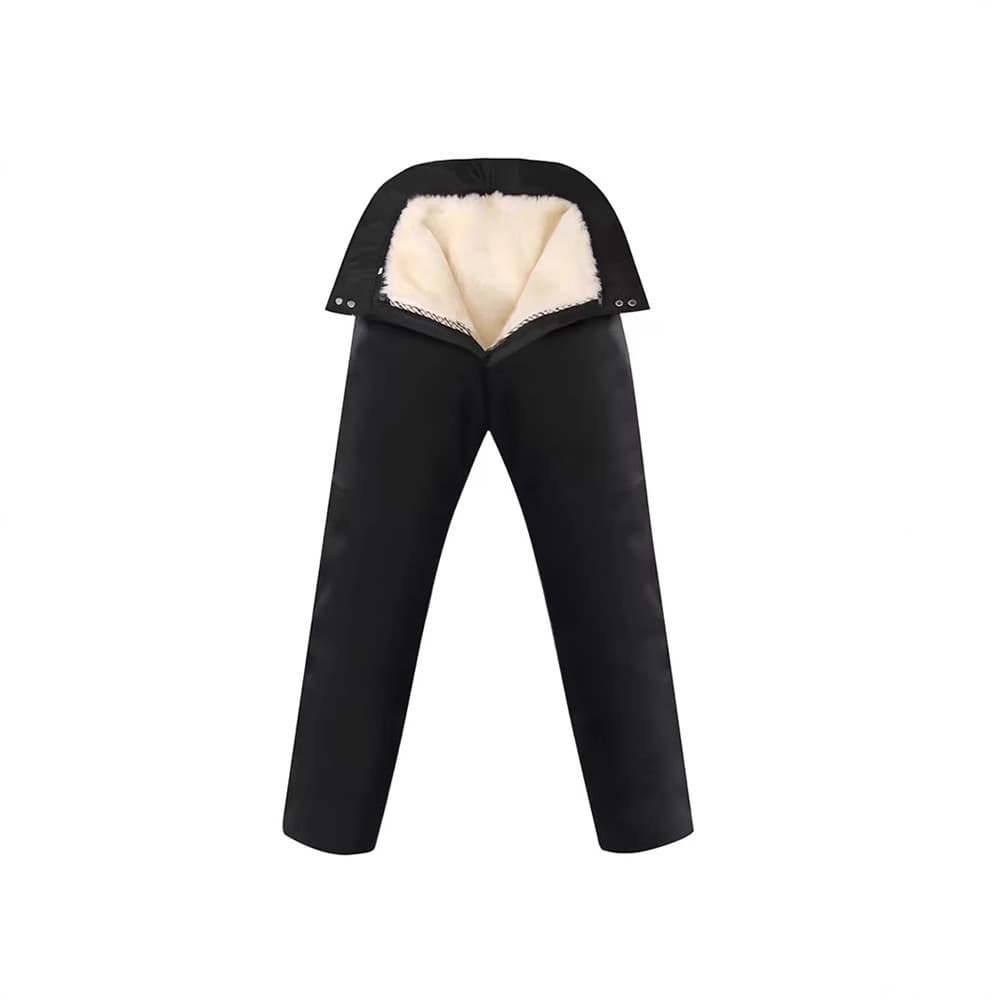 Manufacturer Wholesale Shearling Fur Leather Detachable Lining Men's Casual Leather Pants