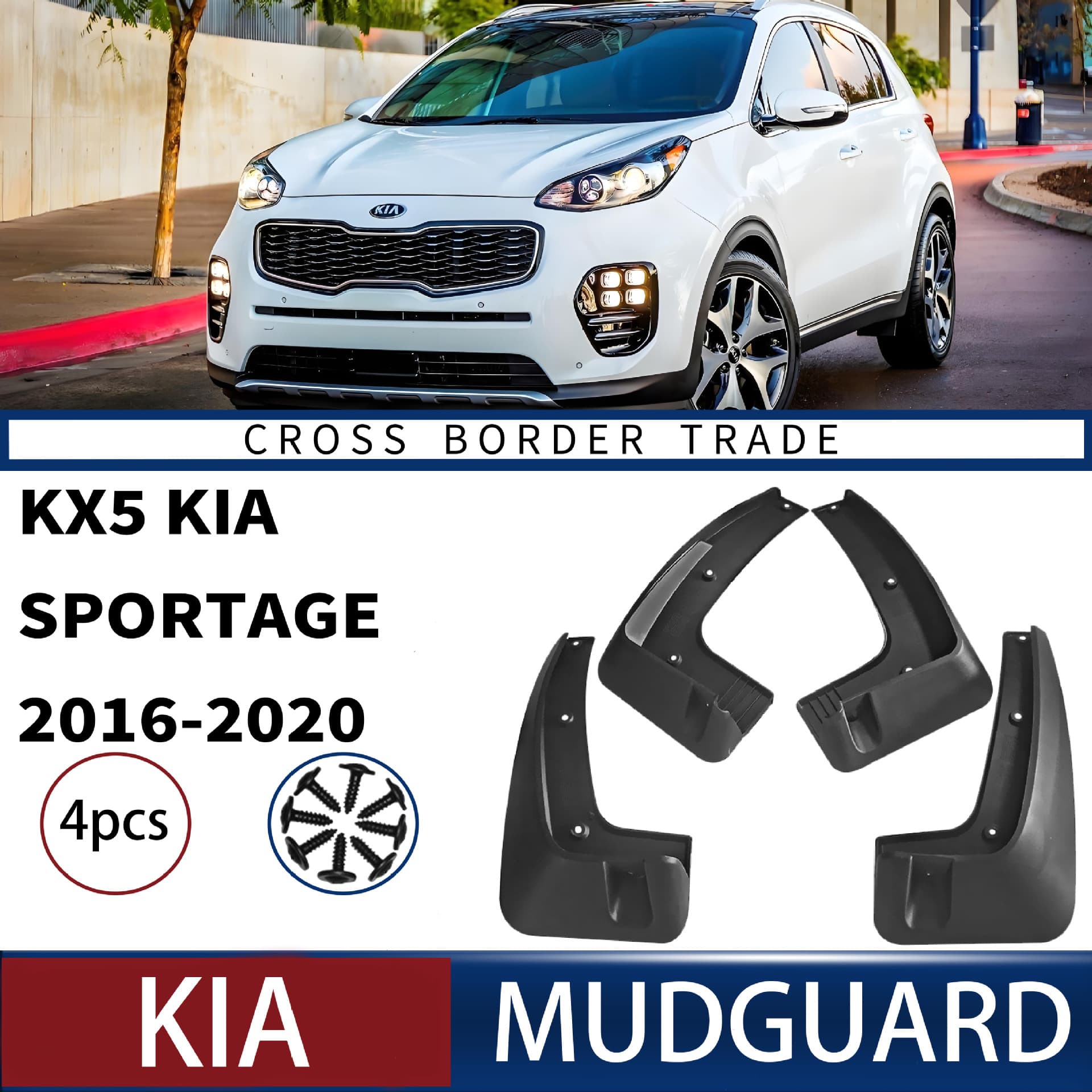 Fender Mud Flaps for Kia KX5 Kia Sportage 2016-2020