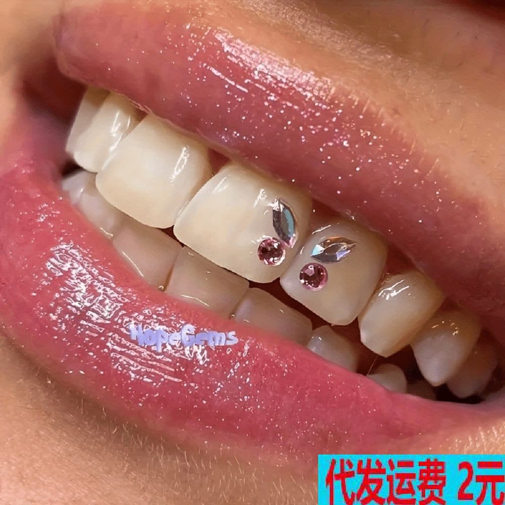 New Cross-Border DIY Tooth Gem Kit, Tooth Gem Jewelry Set, Removable Tooth Decoration for European and American Styles