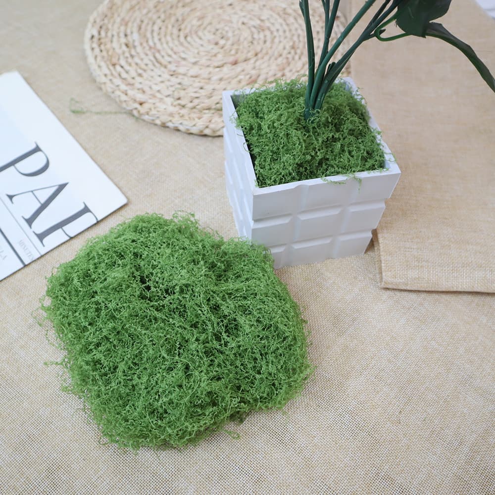 Artificial Moss Lawn Scene Decoration for Wedding Venue Setup, Home Flower Pot Styling, Photo Prop, Fake Green Plant