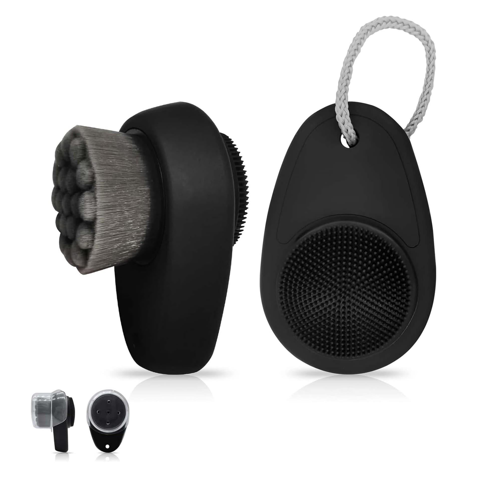 Manual Double-sided Soft Silicone Facial Brush Deep Cleaning Pore Cleansing Device Home Use Facial Cleaner Tool