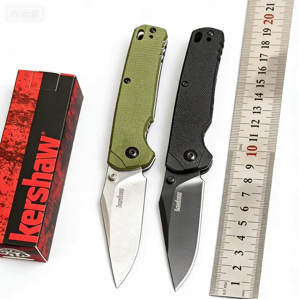 Cross-border Hot Selling Kasch 6106 Outdoor Knife Self-Defense Folding Knife Portable G10 Handle Multi-function Folding Knife