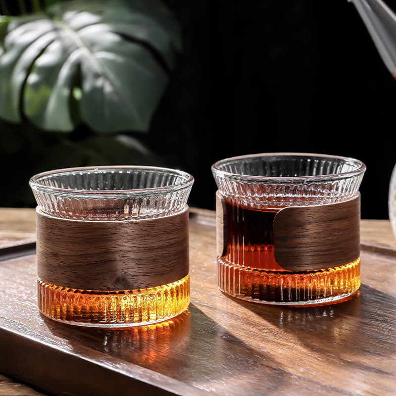Heat-resistant insulated glass teacup, home-use heat-resistant tea cup, Gongfu teacup, teapot, tasting cup, tea ceremony cup, small teacup