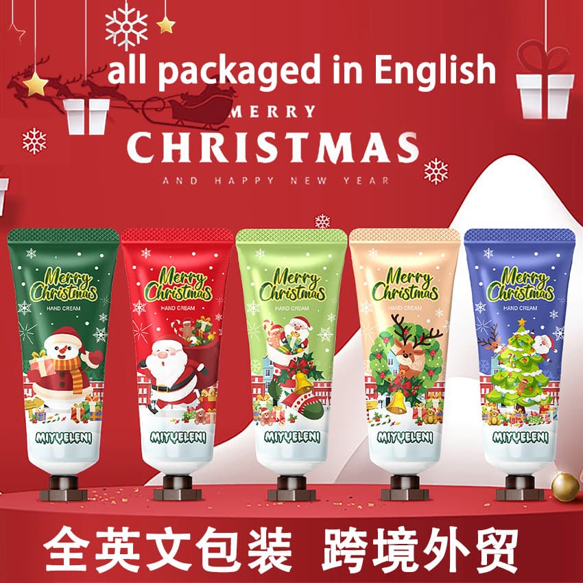 MIYUELENI Mini Christmas Hand Cream (20g) - Mini Size, Refreshing and Moisturizing, for Cross-Border Trade