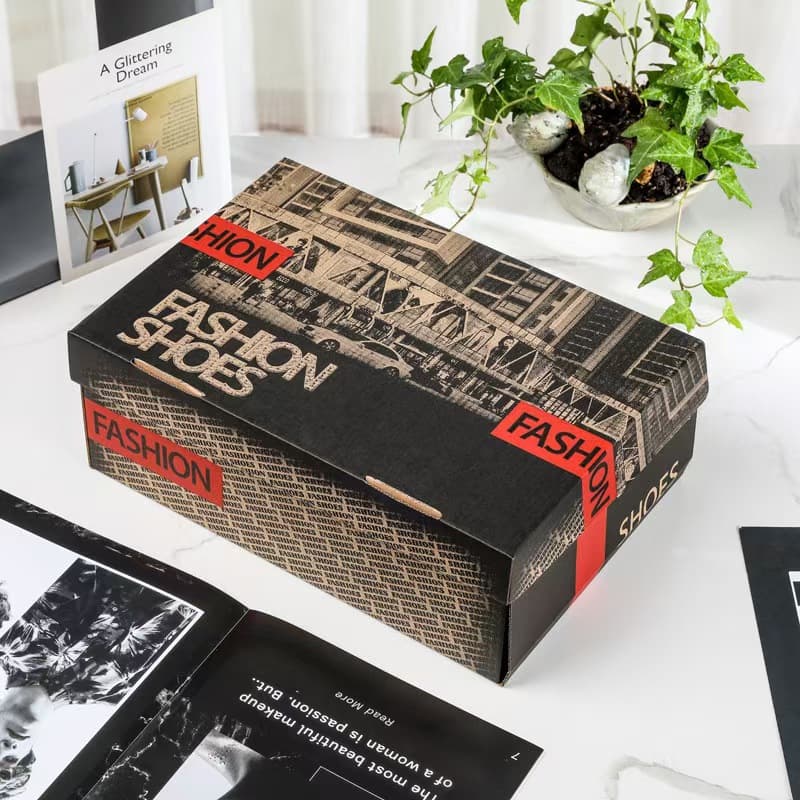 Large Shoebox Carton Public Version E-commerce Large Size Shoebox Hardened and Thickened Packaging Box Men's and Women's Shoebox Fashion Shoebox