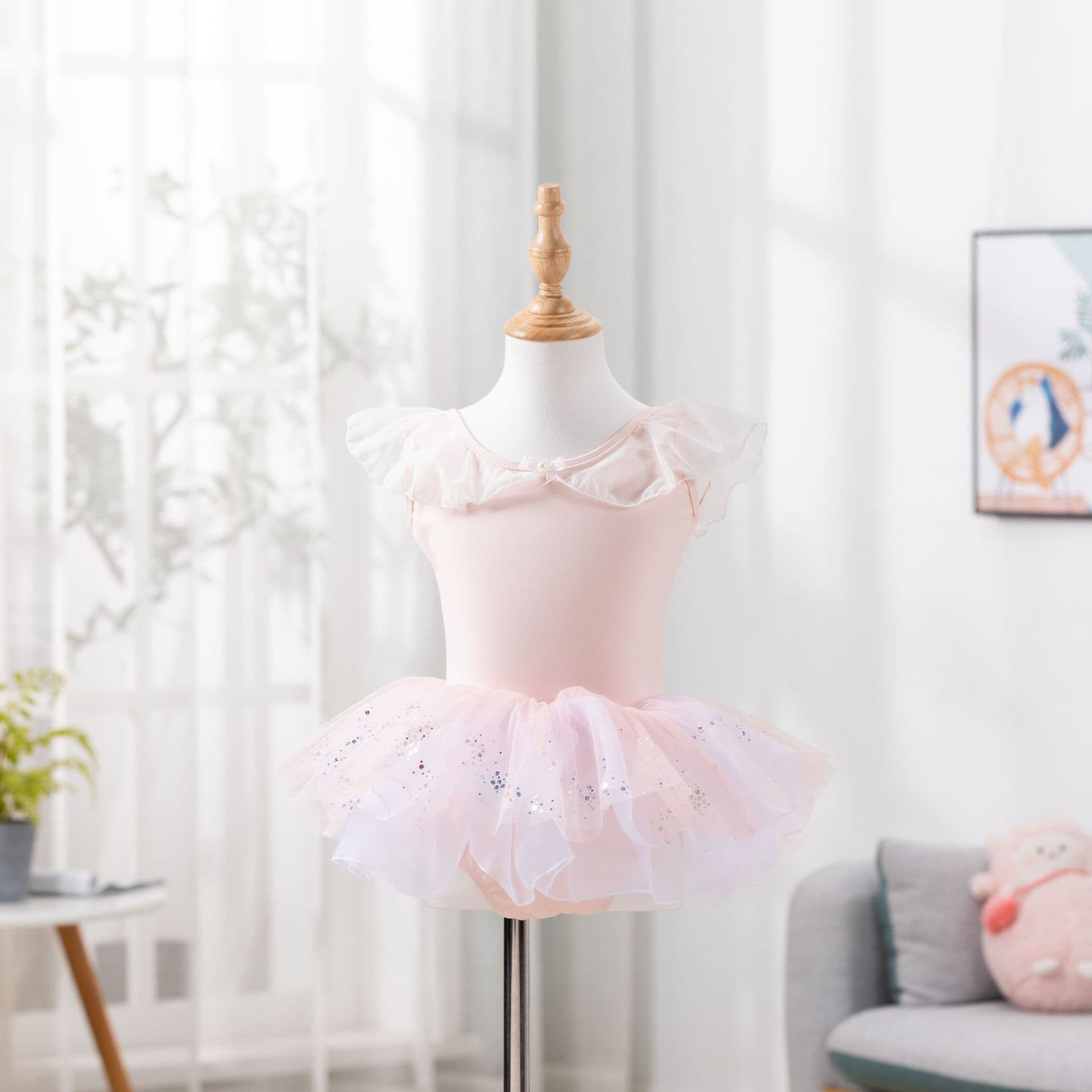Children's dance clothes with suspenders, women's Chinese dance clothes, body suits, professional gymnastics clothes, ballet practice clothes, dance body clothes