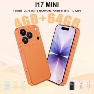 2026 New Cross-Border i17Mini Phone 4+64G Mini Android Smartphone Factory Direct Drop Shipping Available