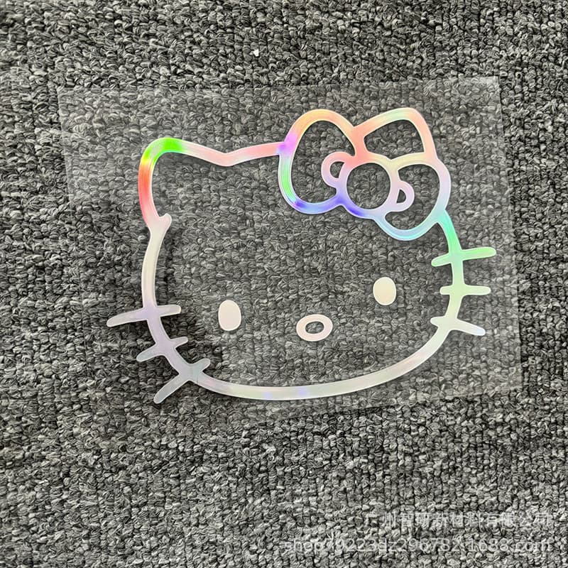 Hello Kitty Cartoon Car Sticker for Body, Window, Laptop, and Tablet Decoration