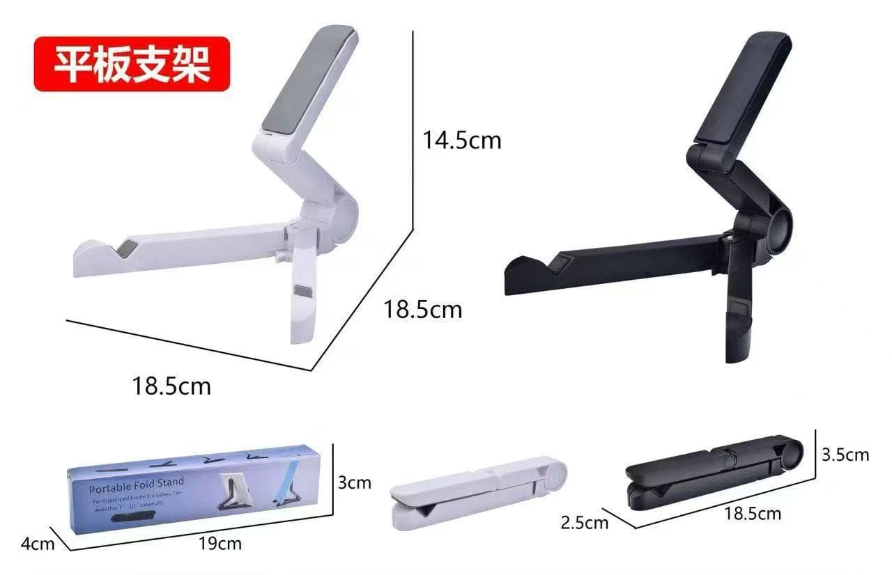 Desktop Phone and Tablet Stand, Multi-Functional Foldable Creative Portable Stand for Live Streaming and TV Shows