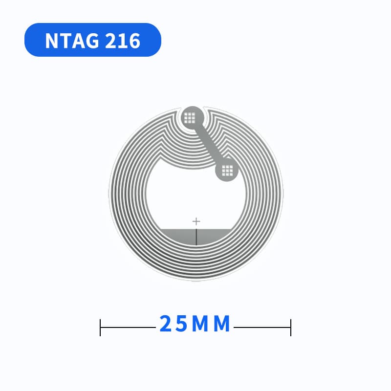 215 NFC Chip Sticker Electronic Tag RFID Label NFC Anti-Metal Sticker Music Wall Chip Label