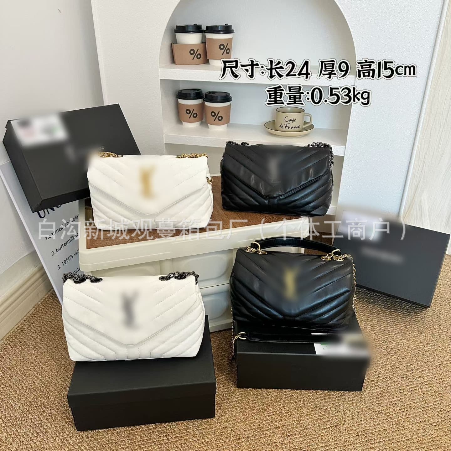 Yangshulin Bag Genuine Leather Texture Shoulder Crossbody Bag Simple Niche Small Square Bag Cross-border Light Luxury Large Capacity Women's Bag