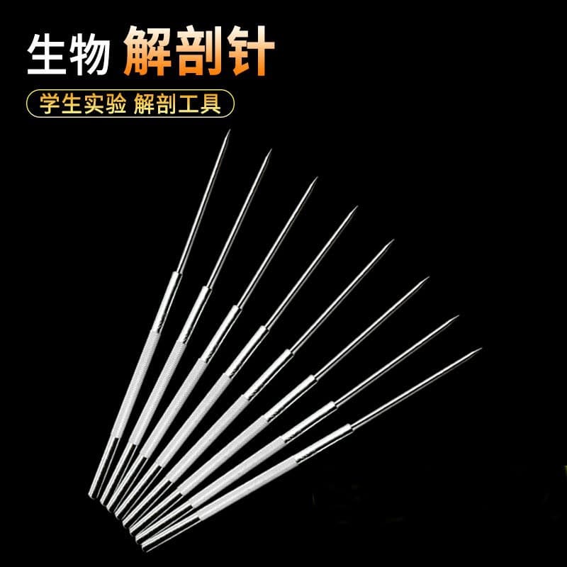 Dissecting Needle Junior High Biology Experiment Equipment Stainless Steel Probe Insect Dissecting Needle Biological Dissection Tool