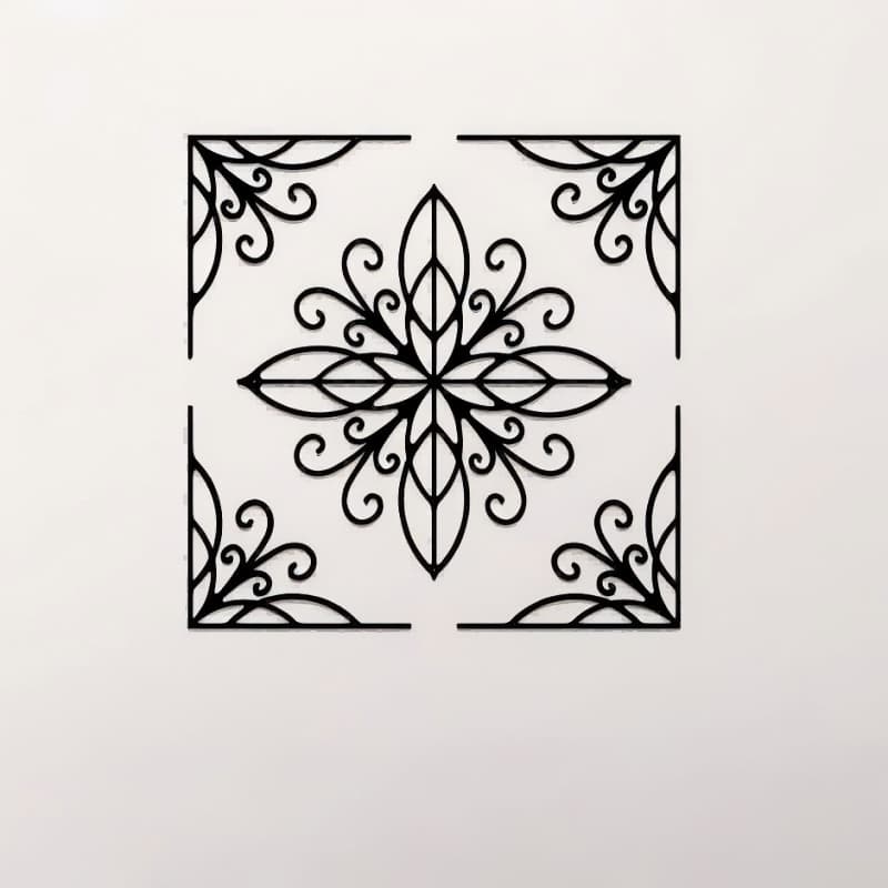Cross-border Metal Wall Decor Symbol Hanging Iron Art Craft for Indoor and Outdoor Decoration