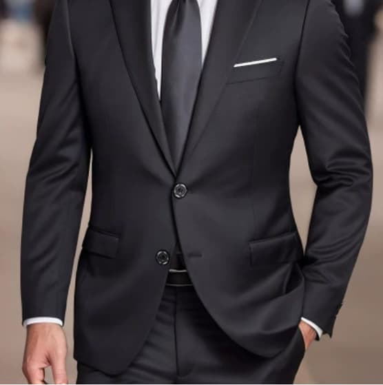 Cross-Border New Men's Groom Suit Double-Breasted Suit Two-Piece Solid Color Slim Fit Banquet Suit Jacket