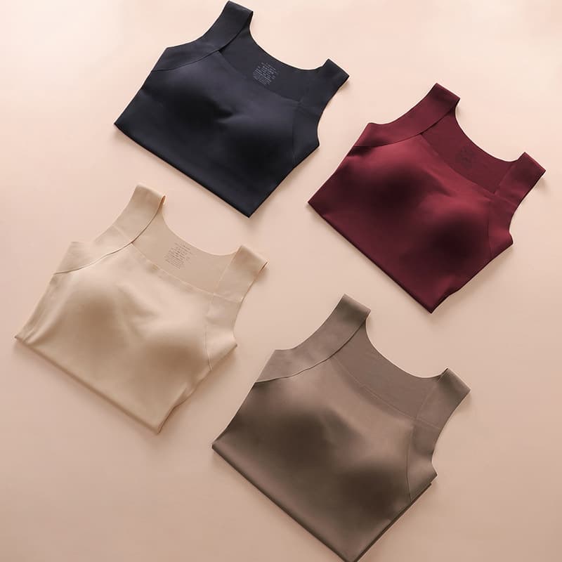 Zodiac Year Autumn/Winter Thermal Semi-Fixed Cup Invisible Heat-Generating Skin-Care Base Layer, Boswellia Thermal Base Layer Vest