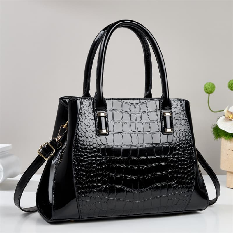 Fashion Crocodile Pattern Handbag for Women Casual Versatile Shoulder Bag Daily Commute Women's Bag Crossbody Bag Handbag