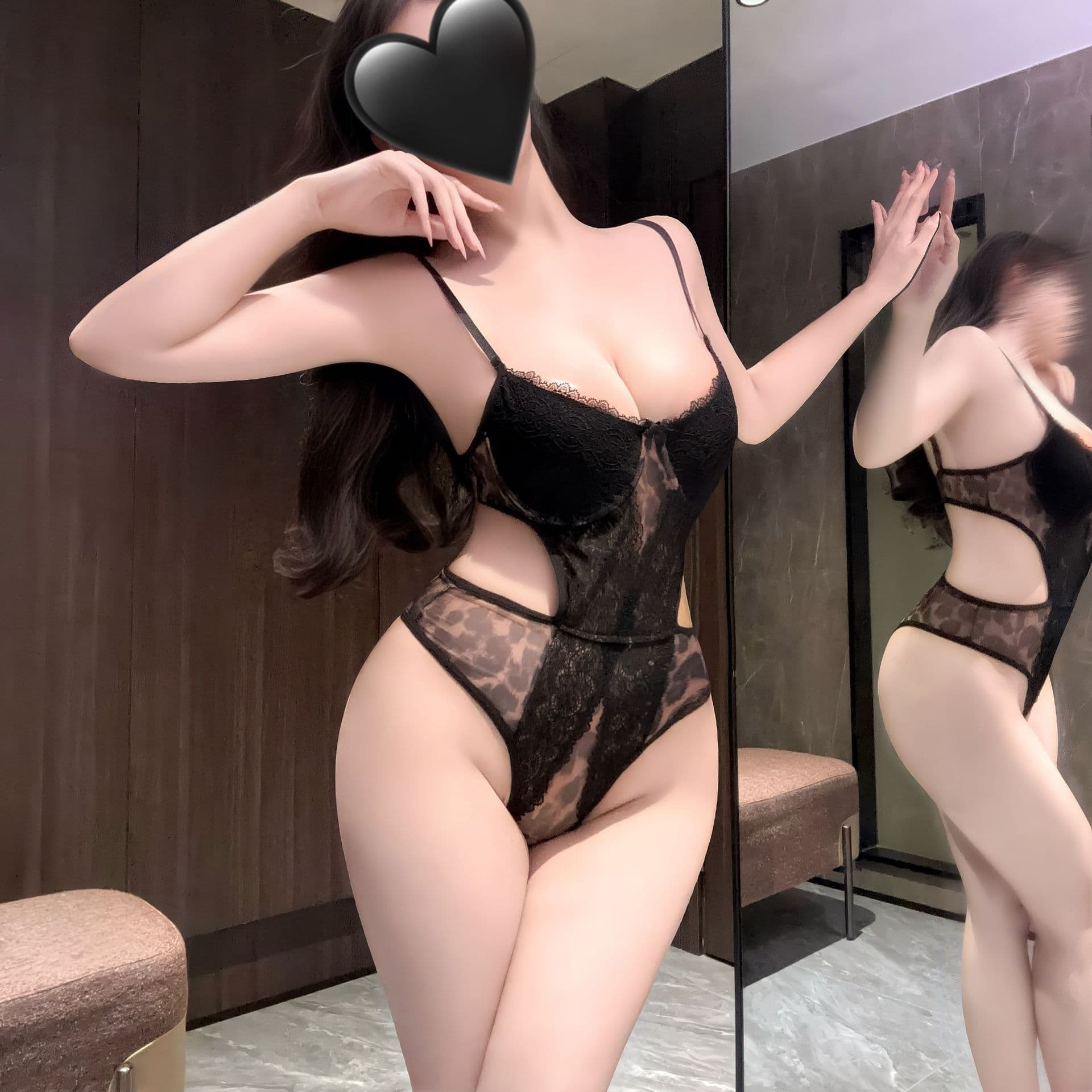 Sexy Lingerie Night Temptation Push-Up Bra for Small Bust, Lace Waist Shaper Slimming Bodysuit for Women