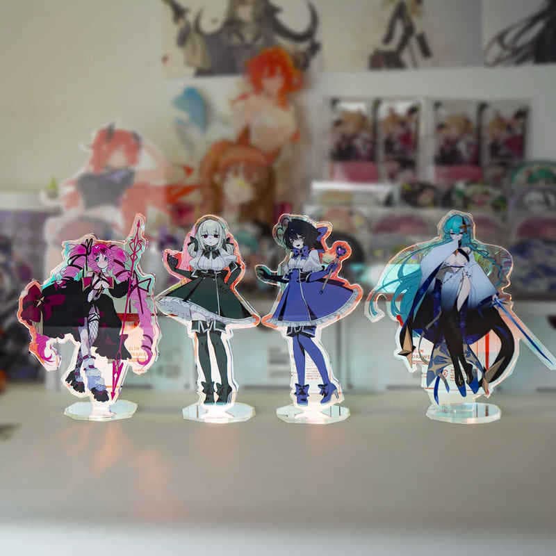 Custom Anime Acrylic Standee High-Definition Printed Character Desktop Display for Stars and Games
