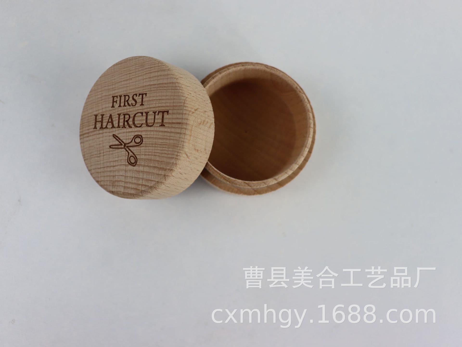 Wooden Baby Tooth Box for Boys and Girls, Hair and Tooth Keepsake Storage Box, Animal Hair Collection