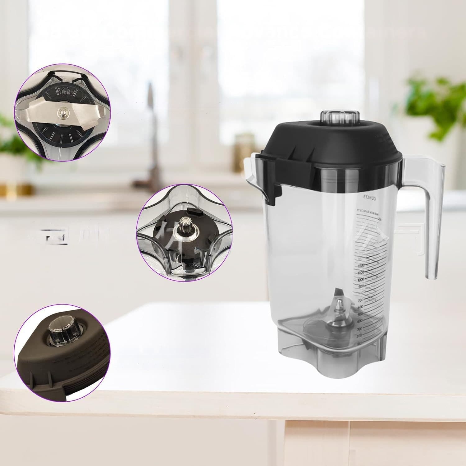 Vitamix 48 oz Premium Container Blender Cup Triangular Cup Vm0145 Blender Accessories